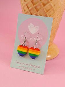 Pride Sateenkaari-korvakorut 