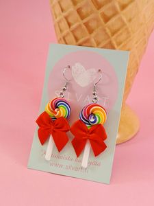 Tikkari-korvakorut, sateenkaari